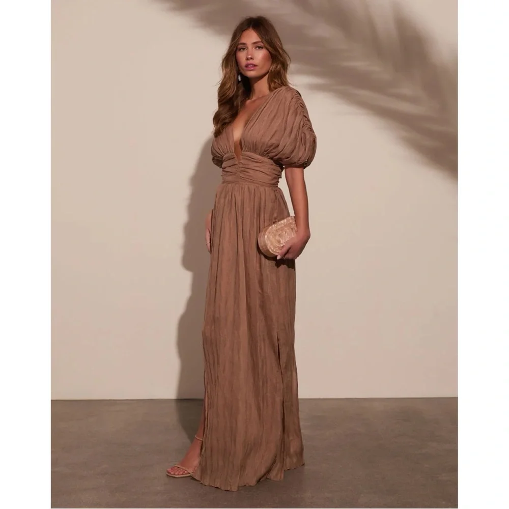 Bronze Empire Maxi Dress (S) - Picture 4 of 7